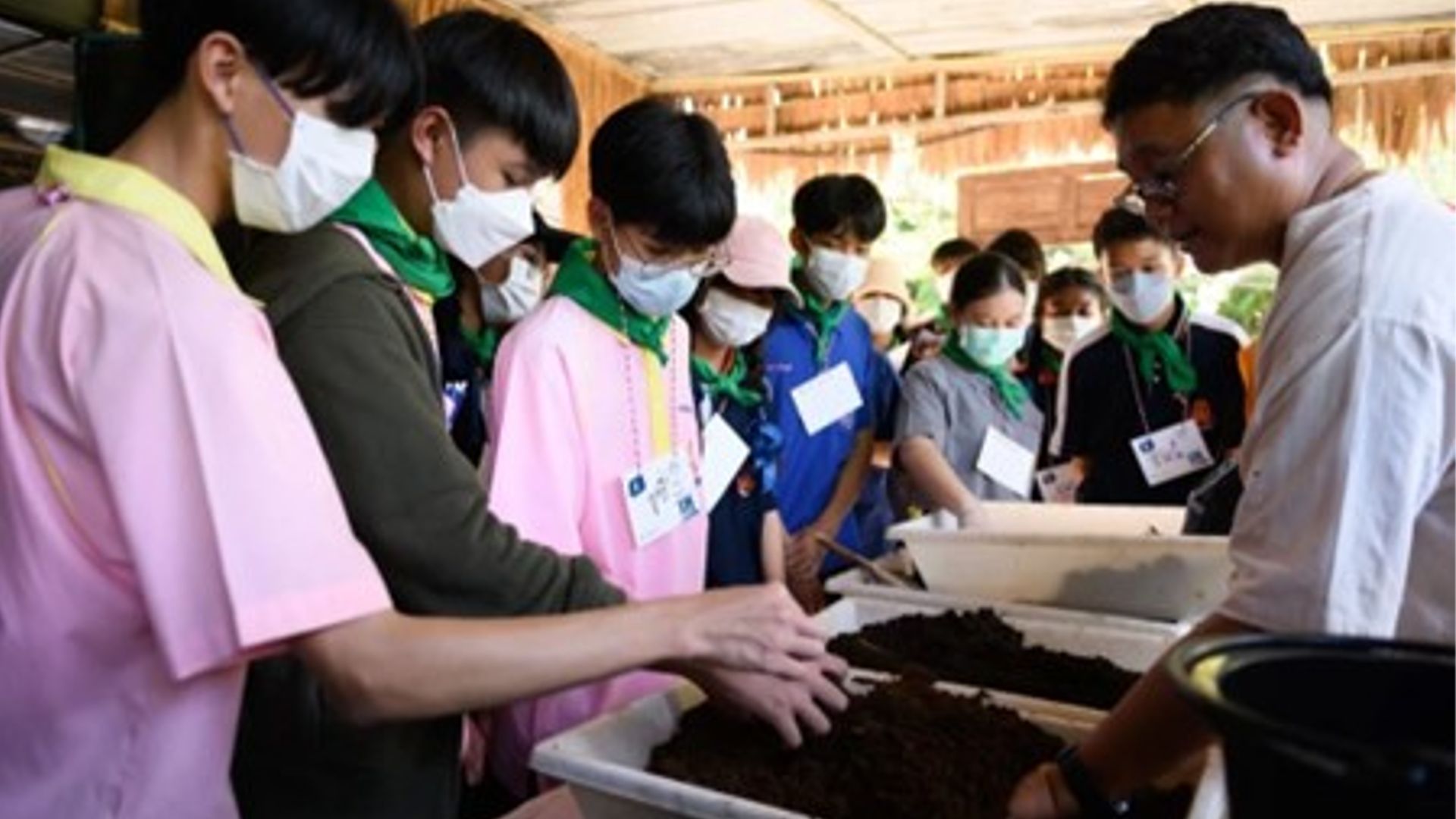 ภาพเยาวชนกำลังทำกิจกรรม