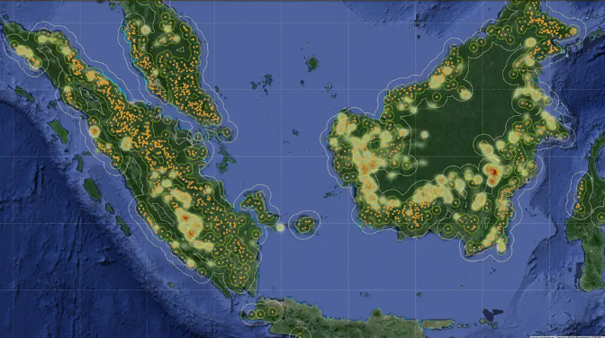 แผนที่ภูมิภาคเอเชียตะวันออกเฉียงใต้